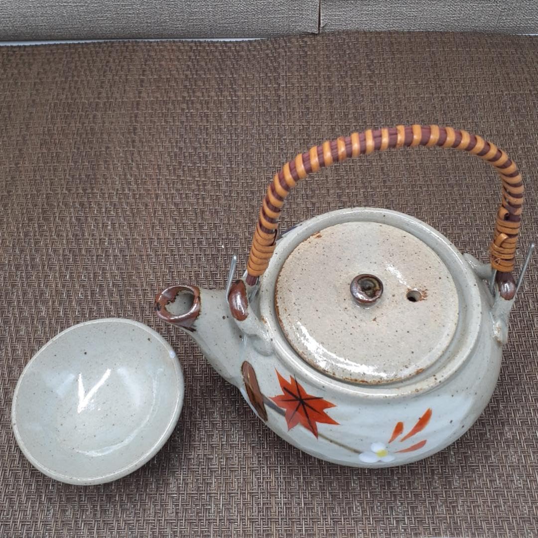 萬宝窯　土瓶蒸し　　10客セット Amazon.co.jp: 日本製 美濃焼 萬宝窯 土瓶蒸し 雲錦 秋の味覚